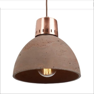 KORTA 1 betonowa lampa wisząca średnica 28,5 cm.