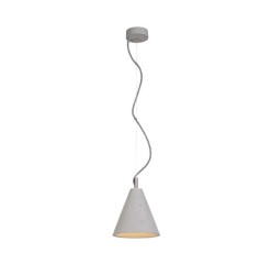 KOBE 1 betonowa lampa sufitowa, wysokość 19 cm