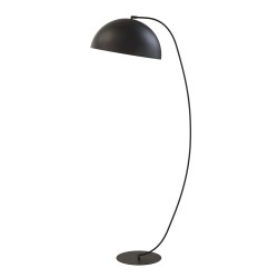 Nowoczesna lampa ARCOS czarna minimalistyczna do salonu przy sofie.jpg