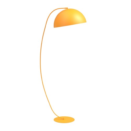 Lampa ARCOS pomarańczowa  eleganckie oświetlenie do salonu i sypialni przy sofie..jpg