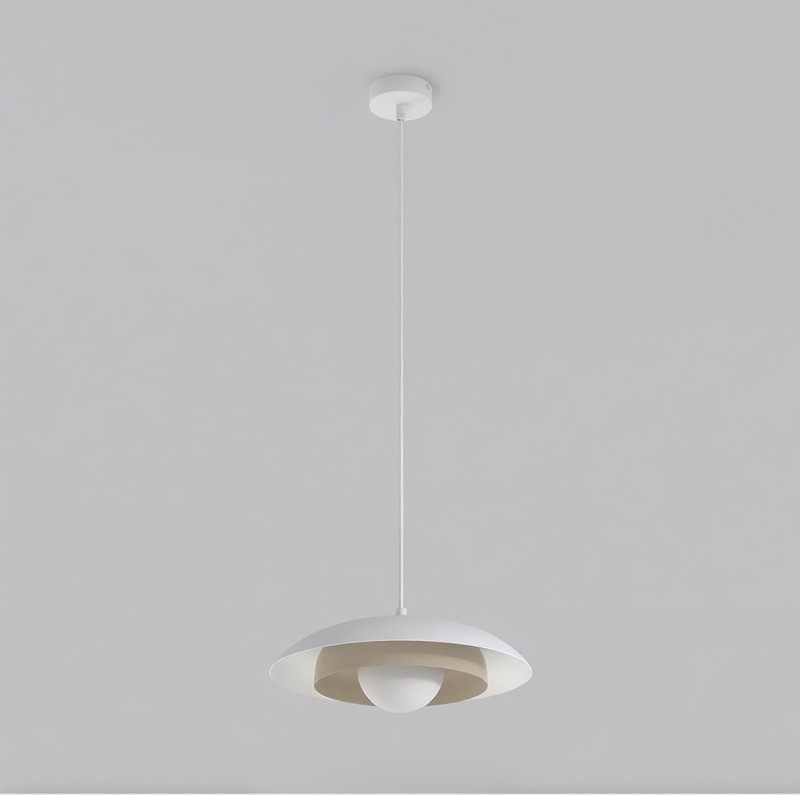 Skin 1 WH biało-mokka, lampa wisząca, średnica 30cm do kuchni.jpg