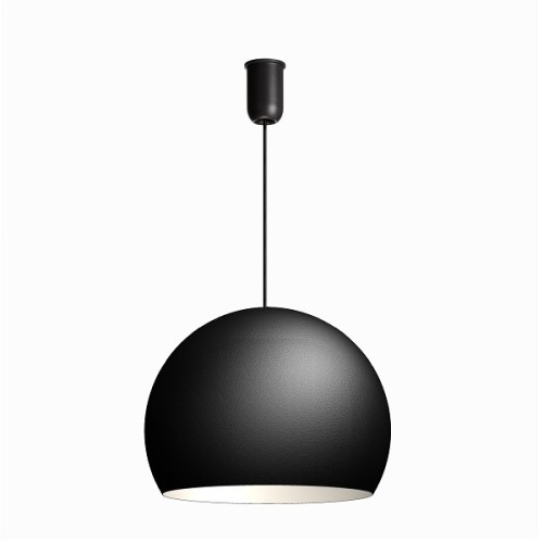 Lampa wisząca Cocco 3/4 Sfera Duo Color czarna 40 cm nad stół Domodes