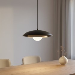 Skin BL Mokka – industrialna lampa do kuchni i jadalni nad stół.jpg