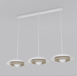 lampa sufitowa Skin WH potrójna do jadalni i kuchni biało mokka.jpg