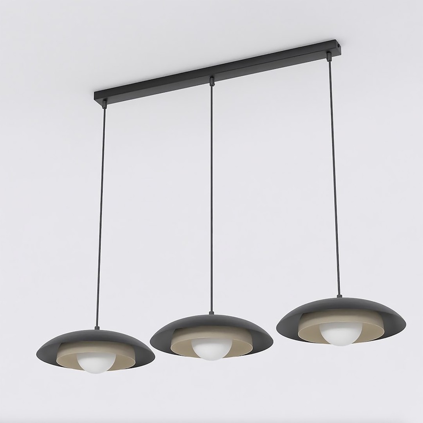 lampa sufitowa Skin BL potrójna do jadalni i kuchni czarna.jpg