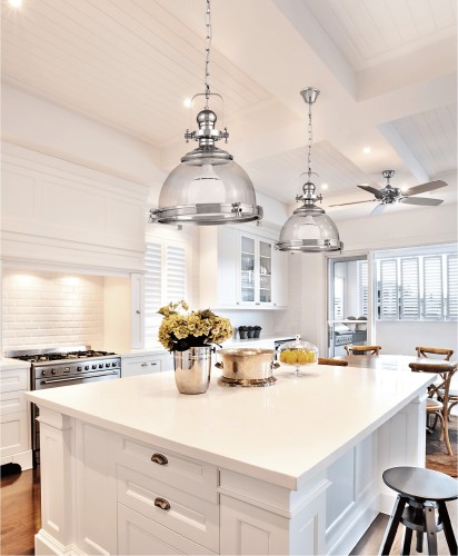 nowoczesna lampa wisząca loft nad stół w kuchni  Lofta  chrom 40 cm aranżacja.jpg