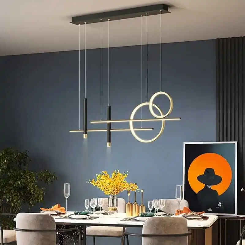 Lampa-wiszaca-LED-regulowana-barwa-oswietlenie-stolu-w-kuchni-i-jadalni-Axis-czarno-zlota-aranzacja.webp