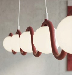 lampa wisząca Sinus Burgundy szczegół.jpg