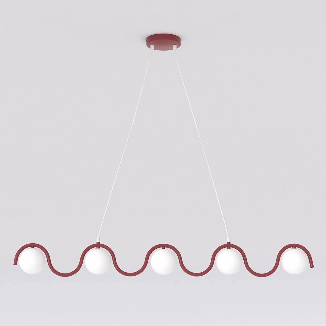 lampa-liniowa-nad-stół-burgund-z-mlecznymi-kloszami-Sinus-Burgundy.webp
