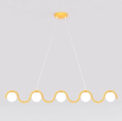 lampa-wisząca-Sinus-5-Orange-nad-stół-110-cm-5-kloszy-mlecznych.webp