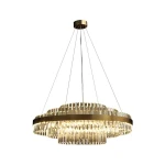 Venus 100 żyrandol kryształowy Art Deco 100 cm do dużego salonu.webp