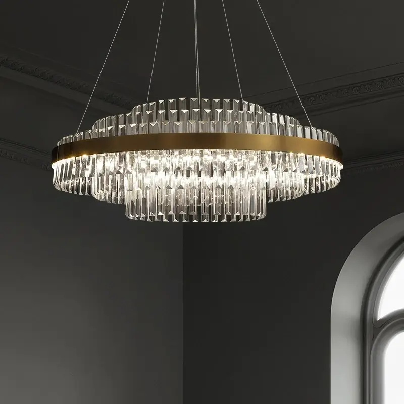 Luksusowy żyrandol Art Deco Venus 100 do salonu glamour.webp