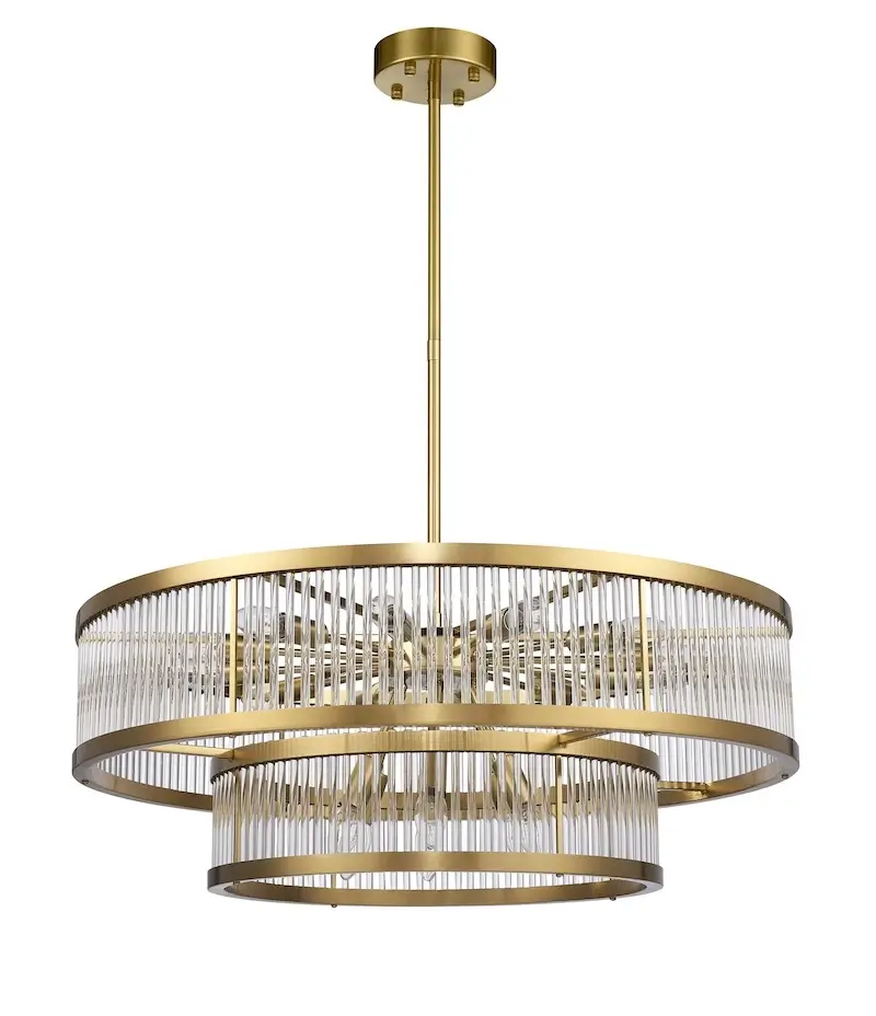 Rugia 80 D żyrandol kryształowy do salonu glamour złoty mosiądz średnica 80 cm.webp