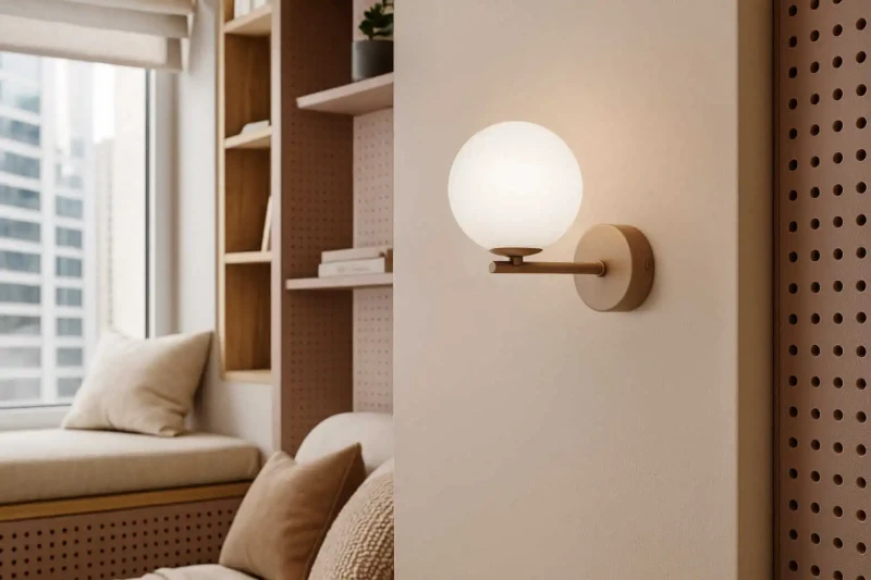Ardi-beżowy-kinkiet-ścienny-obok-lustra.webp