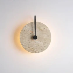 Nowoczesny kinkiet Natural 3 z naturalnego kamienia, LED 3000–6000 K.webp