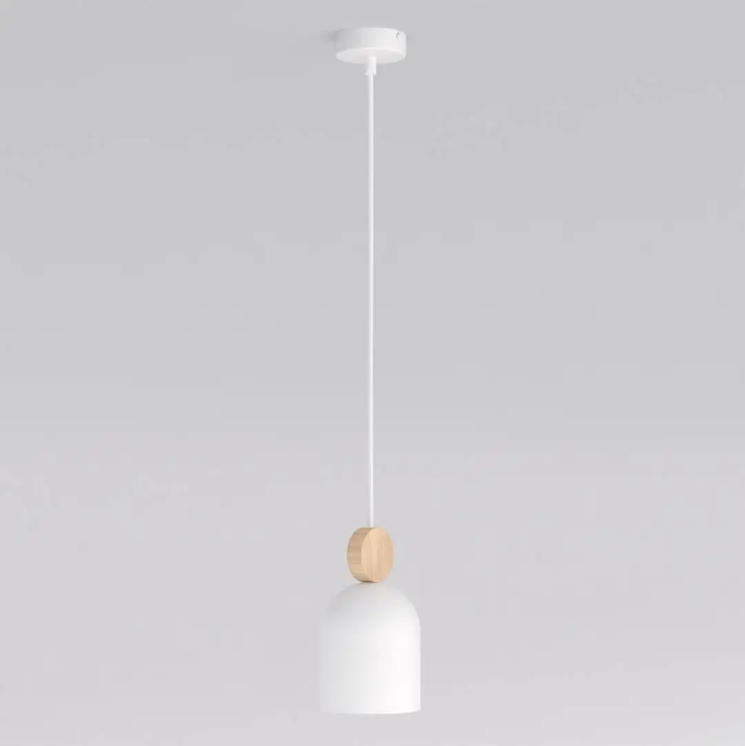 Biała-lampa-wisząca-Mesi-1-White-z-drewnem-do-kuchni-w-stylu-japandi.webp