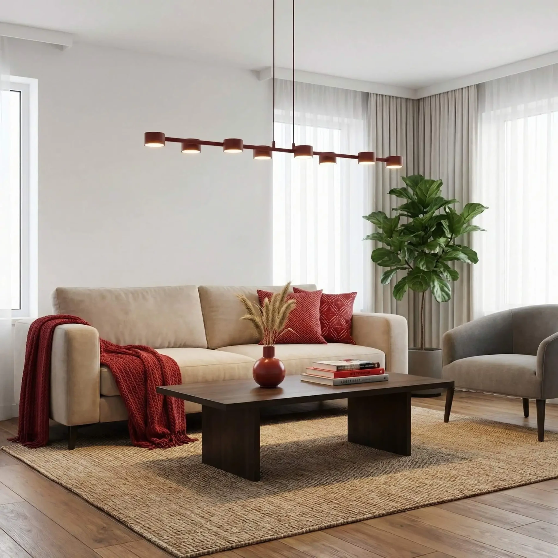 Megara-8-Burgund-burgundowa-lampa-wisząca-8-kloszy-nad-stół.webp
