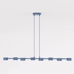 Megara Dusty Blue 8 – długa lampa wisząca z ośmioma kloszami w kolorze Dusty Blue.jpeg