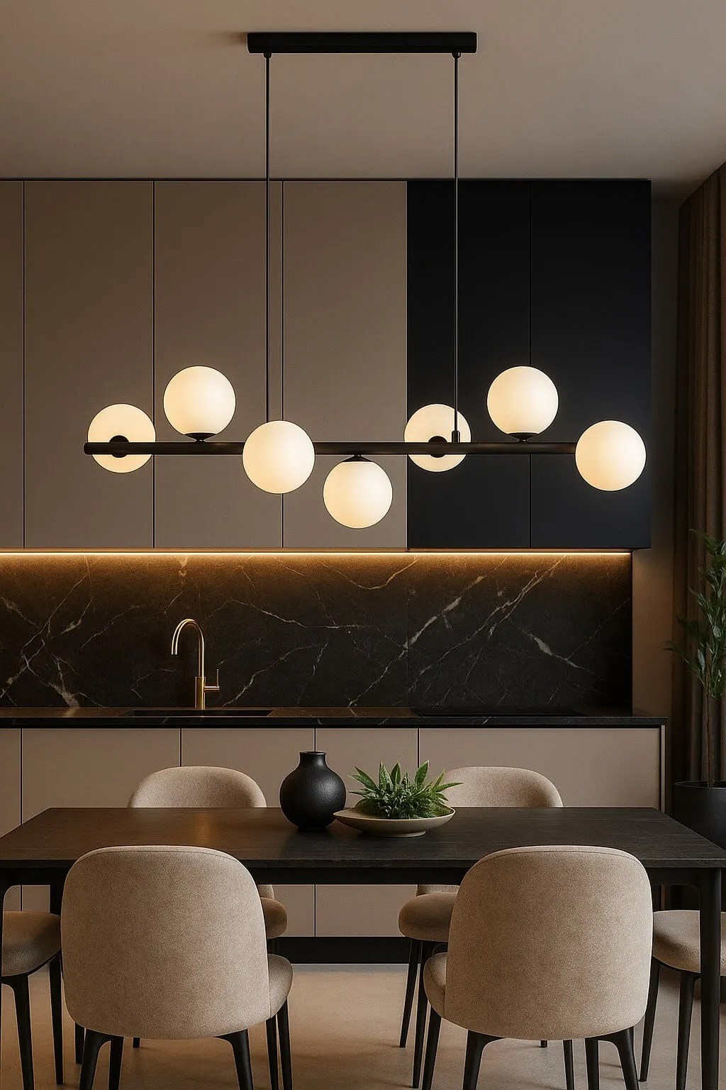 Lampa-nad-stolik-Ardi-Black-7-nowoczesna-czarna-lampa-wisząca-z-kulistymi-kloszami-nad-stolikiem.webp