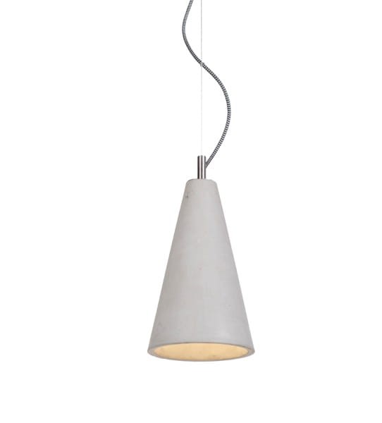 KOBE 2 betonowa lampa sufitowa, wysokość 29 cm