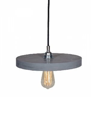 Industrialna betonowa lampa wisząca PRIMITIVO