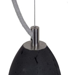 KOBE 1 betonowa lampa sufitowa, wysokość 19 cm