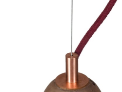 SFERA XL  betonowa lampa sufitowa, średnica 62 cm