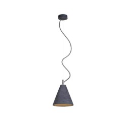 KOBE 1 betonowa lampa sufitowa, wysokość 19 cm