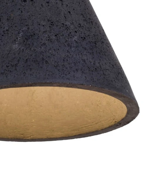 KOBE 2 betonowa lampa sufitowa, wysokość 29 cm