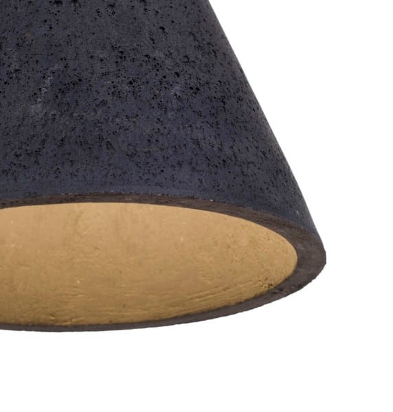 KOBE 2 betonowa lampa sufitowa, wysokość 29 cm