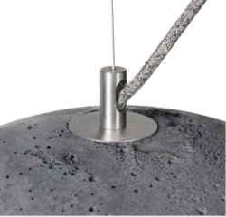 SFERA XL  betonowa lampa sufitowa, średnica 62 cm