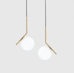 White Ball 20  biała kula nowoczesna lampa wisząca