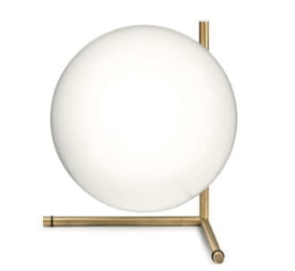 White Ball table lampka stołowa nowoczesna biała kula