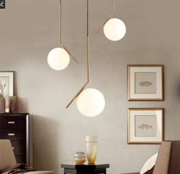 White Ball 30 lampa  nowoczesna wisząca  biała kula średnica 30cm