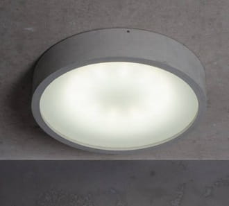 PLAN 46 okrągły plafon betonowy