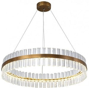Crystal Icicle Hobolin LED 60cm  nowoczesny żyrandol kryształowy