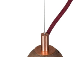 SFERA L betonowa lampa sufitowa, średnica 47 cm