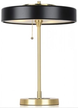 Classic Black biurkowa nowoczesna lampa Art. Deco