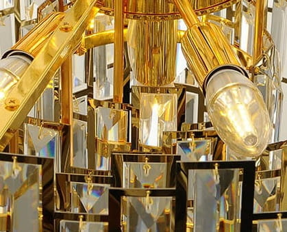 Rado 60 nowoczesny żyrandol kryształowy okrągły