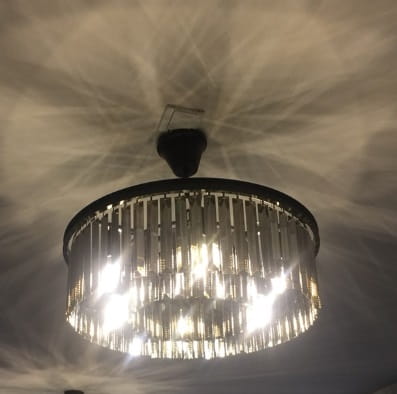 Żyrandol kryształowy okrągły Quartz Round 80cm