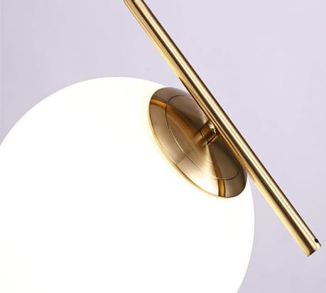 White Ball 20  biała kula nowoczesna lampa wisząca