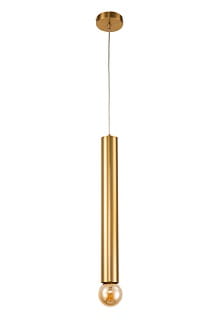 Austin 50cm nowoczesna lampa wisząca w kolorze mosiądzu średnica 6cm
