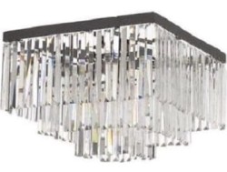 Quartz Ceiling Square 50  kwadratowy plafon kryształowy kaskada 50x50