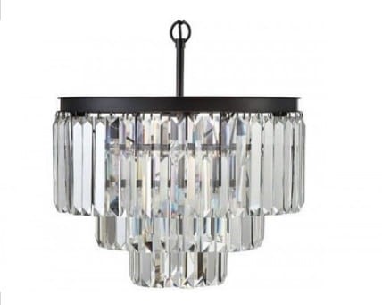Żyrandol kryształowy kaskada Quartz Fall 50cm
