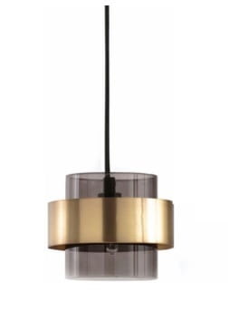 Graven  Glass Grey lampa wisząca szkło dymione