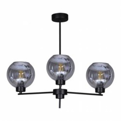 Aldar 3 lampa wisząca nowoczesna trzy szklane klosze