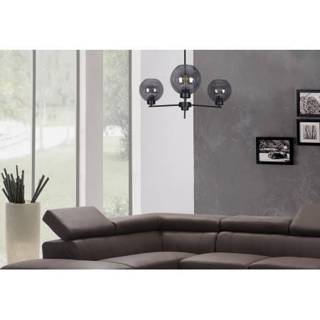 Aldar 3 lampa wisząca nowoczesna trzy szklane klosze