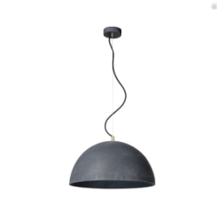 SFERA L betonowa lampa sufitowa, średnica 47 cm