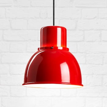 Reflex Mini regulowana czerwona lampa wisząca