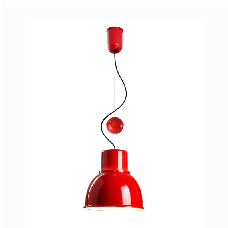 Reflex Mini regulowana czerwona lampa wisząca